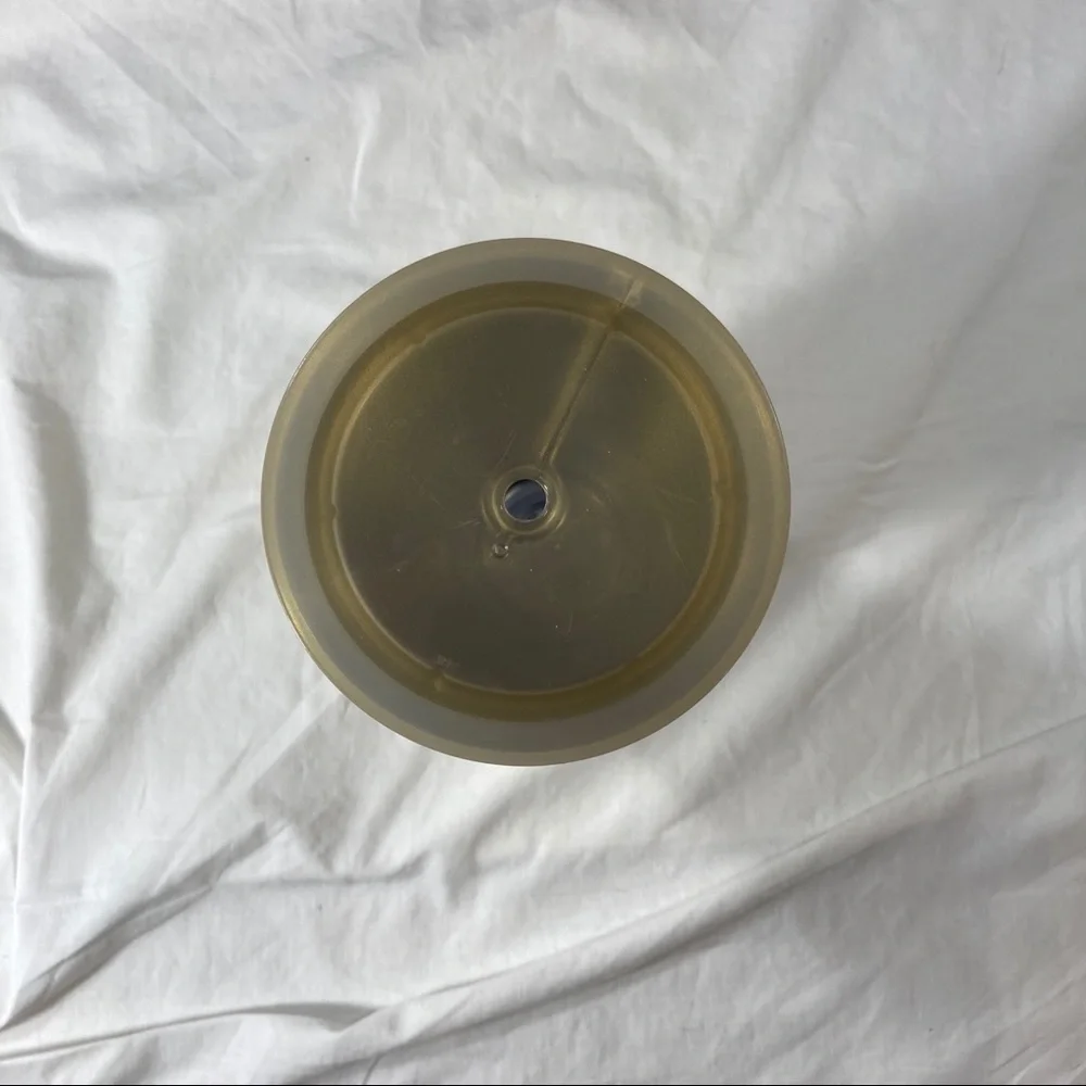 Starbucks Gold/Green Dot Acrylic Insulated Tumbler Travel Cup - Picture 3 of 6